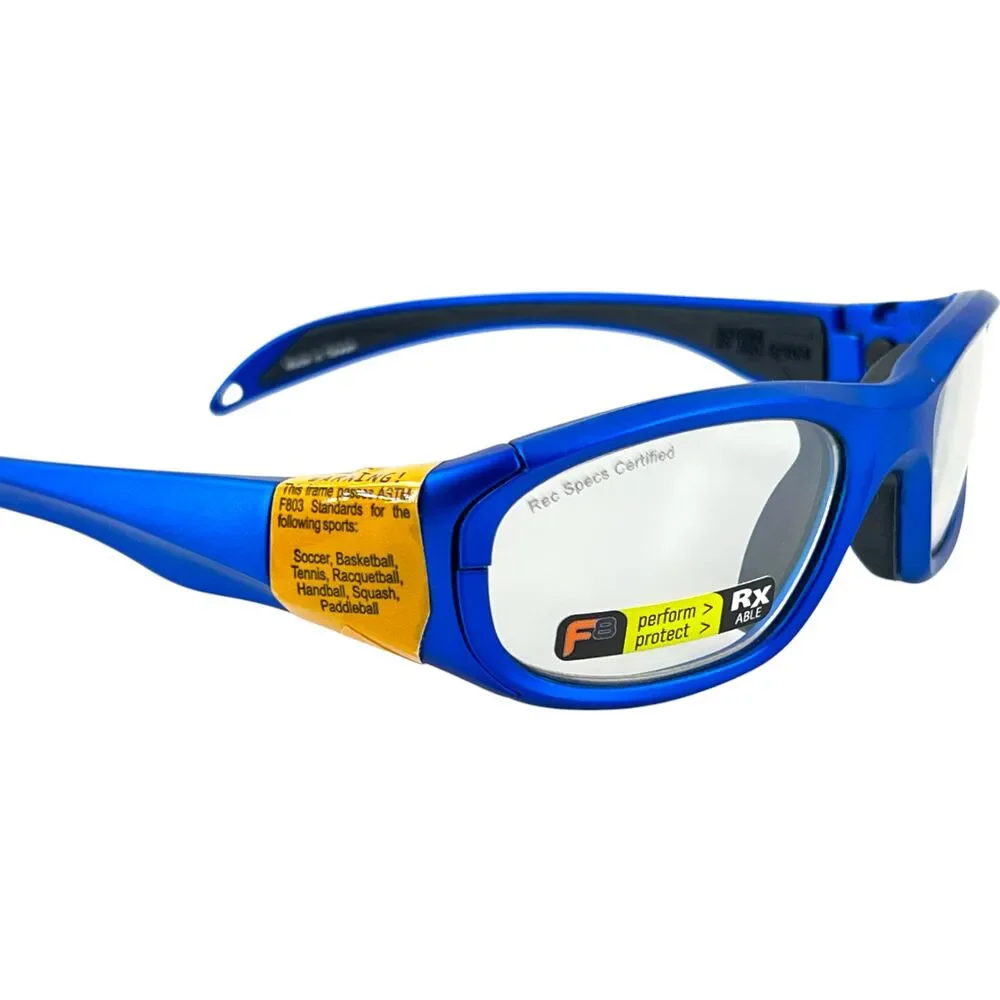 Liberty Sport Rec Specs MS1000 Protective Eyeglass Frame 51-17 Electric Blue